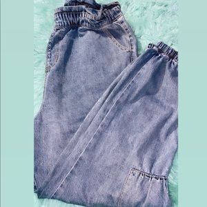 Fashion nova medium wash joggers